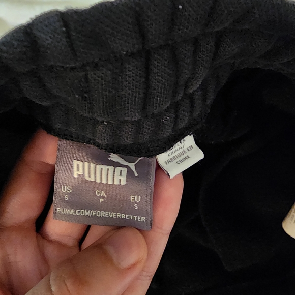 Puma sweatpants cotton black washed color - Picture 3 of 6